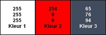 kleuren Valentine 2024