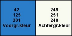 kleurenbpalet Vacances de reves