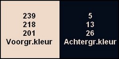 Kleurenpalet Victoria