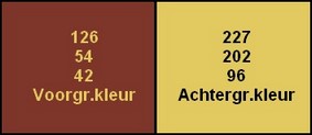 Kleurenpalet Vive l automne