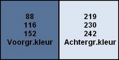 Kleurenpalet Alysea