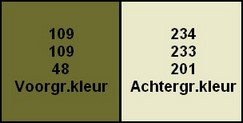 Kleurenpalet Isalyne