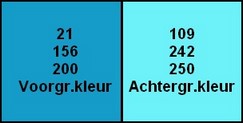 Kleurenpalet Juliette