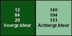 Kleuren Maeline