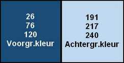 Kleuren Norine