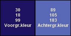 Kleuren Sabine
