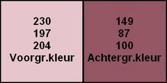 Kleurenpalet Sherry