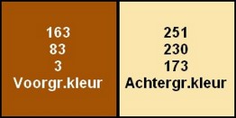 kleuren Elodie