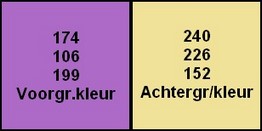 kleuren Tendresse